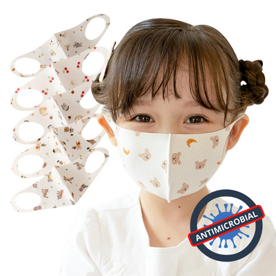New Antimicrobial Toddler (2-3 Years Old) Reusable 3D Mask BBN1056