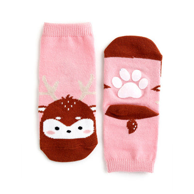 Zoo Deer Non-Slip Socks V1140