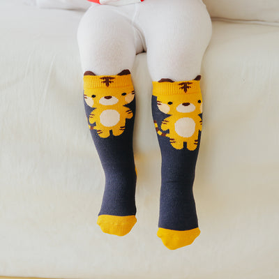Zoo Tiger Knee Non-Slip Socks V1307