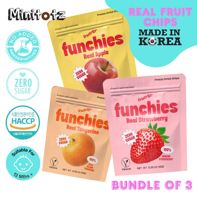 (FUNCHIES) Bundle of 3 - Real Fruit Chips 2505FT06