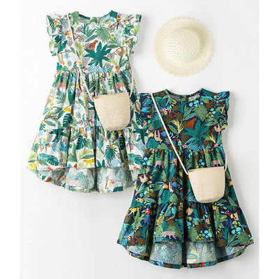 Island Dress With Bag & Hat Set (2 Colours) 2305OZ10
