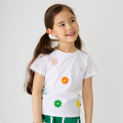 Floral Embroidered Tee 2305OZ16