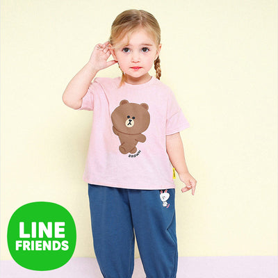 Line Friends Pink Brown Tee 2306MO21