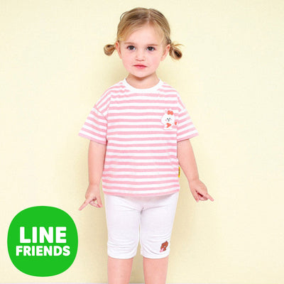 Line Friends Lovely Mini White Short Leggings 2306MO25