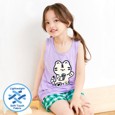 Summer Lion Sleeveless Set 2306U05