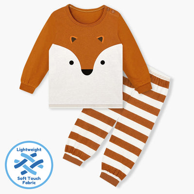 Brown Fox Sleep Set (Comfy-Fit) 2308U10