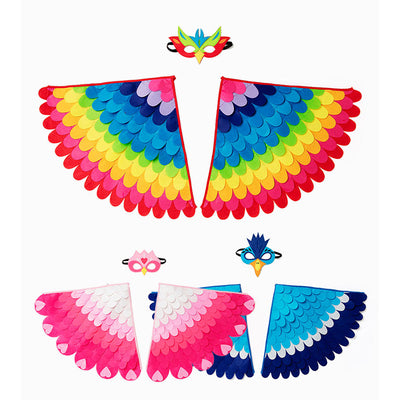 Phoenix Wings Costume (Wings & Mask Set) (3 Colours) 2309OZ12