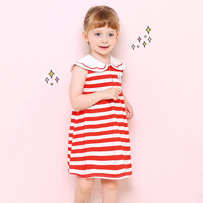 Red Stripes Esther Bunny Dress 2405MM03