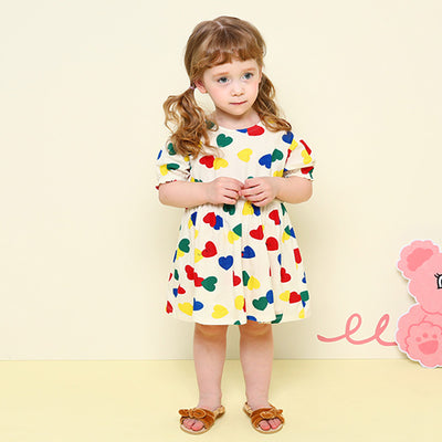 Ivory Pangpang Puff Dress 2405MM37