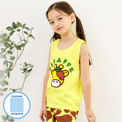 Yellow Giraffe Sleeveless Set (Cooling) 2405U18