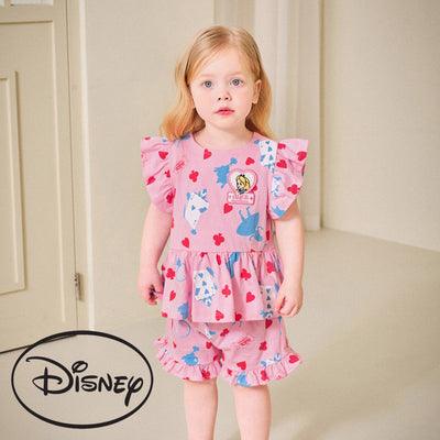 Pink Hearts Alice In Wonderland Top & Bottom Set 2406MO14