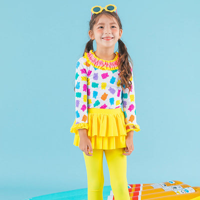 Jelly Bears Rash Guard Swimwear Set (3-Piece Set) 2407OZ06