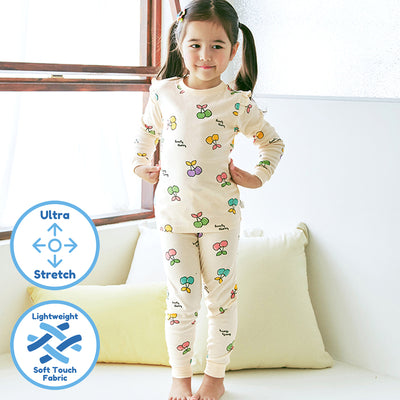 Pastel Cherries Sleep Set (Slim Fit) 2410MK18