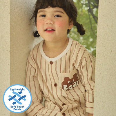 Brown Momo Bear Sleep Set (Loose Fit) 2501C36
