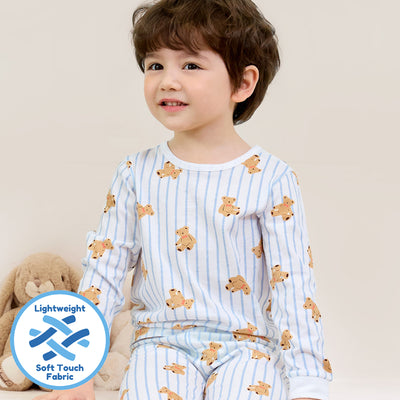Blue Teddy Bear Sleep Set (Comfy Fit) 2503U08
