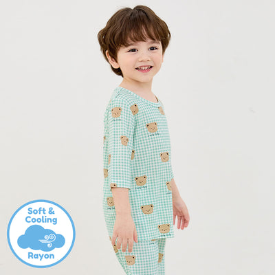 Mint Cutie Bear 3/4 Set (Cooling Rayon) 2504U04