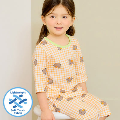 Orange Bear Face 3/4 Set 2504U15