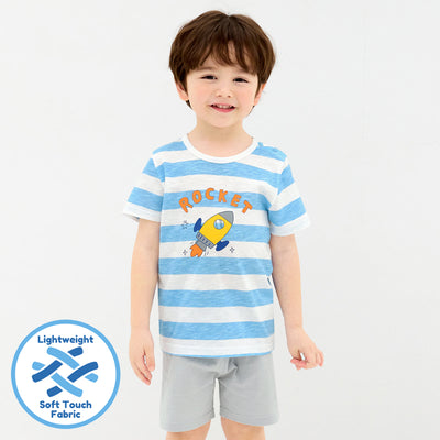 Blue Rocket Shorts Set 2505U26