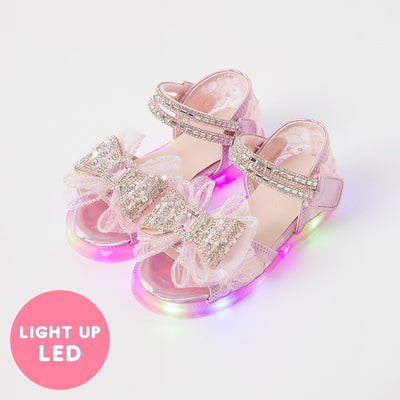 Crystal Ribbon LED Sandals 2507OZ18
