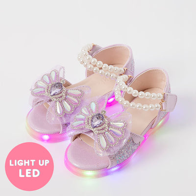 Purple Royal Crown LED Sandals 2507OZ21