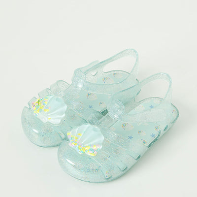 Blue Summer Shell Jelly Sandals 2507OZ31