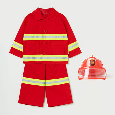Fireman Uniform With Hat Set 2509OZ12