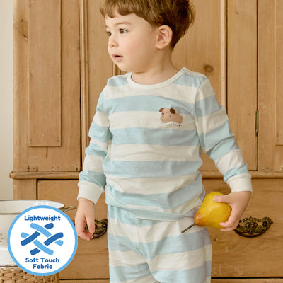 Blue Stripe Puppy Sleep Set 2509U15