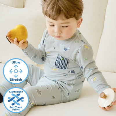 Mint Dinos Sleep Set (Slim Fit) 2509U18