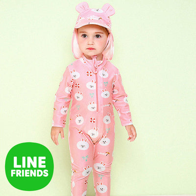 Line Friends Cony Rashguard With Cap 2-piece Set 2307MO06