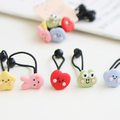 Shy Blush Hair Ties (Set of 5) 2202JR1
