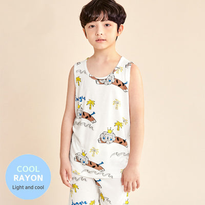 Cool Jungle Lion Singlet Set 2206U11