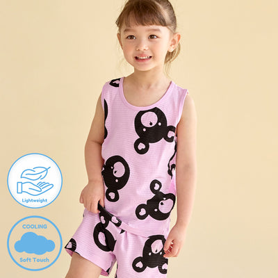 Heart Bear Singlet Set 2206U16 (Cooling)