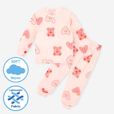 Cool Bear Heart Sleep Set (Comfy-Fit) 2208U39