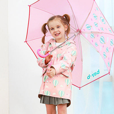 Pink Hot Air Balloon Raincoat 2210BB16