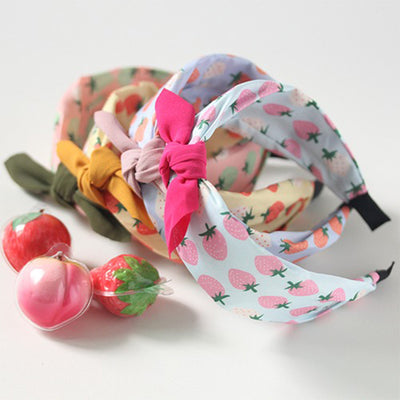 Strawberry Bow Hairband (4 Colours) 2210JR11