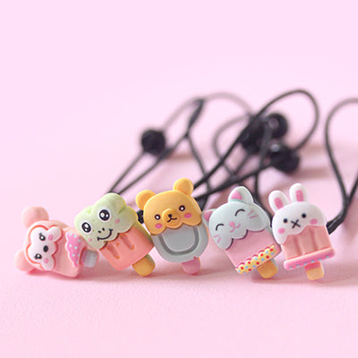 Animal Ice Bar Hair Ties Set (Set of 5) 2210JR18