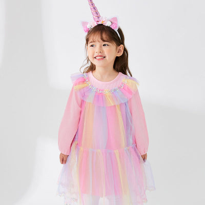 Pink Fantasy Dress & Headband Set 2210OZ02