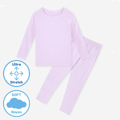 Ultra Soft Seamless Purple Sleep Set (Slim-Fit) 2211U03