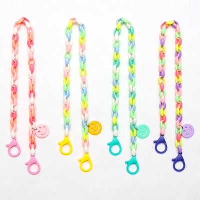 Rainbow Smiley Mask Chain T1007