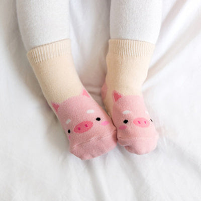 Zoo Pig Non-Slip Socks V1114