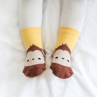 Zoo Monkey Non-Slip Socks V1286