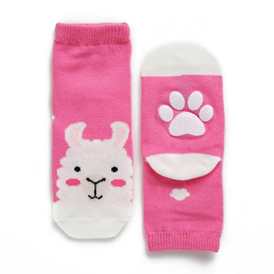 Zoo Llama Non-Slip Socks V1294