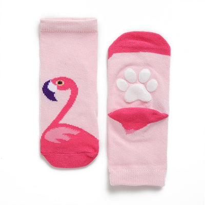 Zoo Flamingo Non-Slip Socks V1295