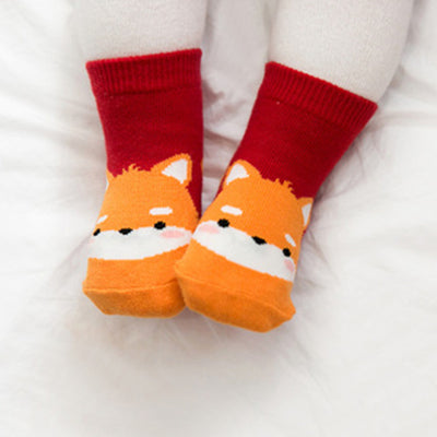 Zoo Fox Non-Slip Socks V1139